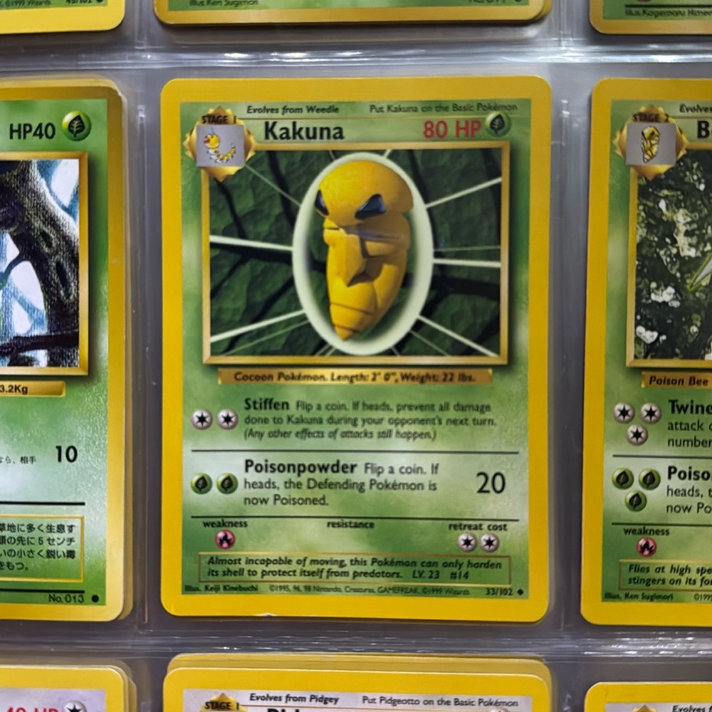 Kakuna Vintage Card